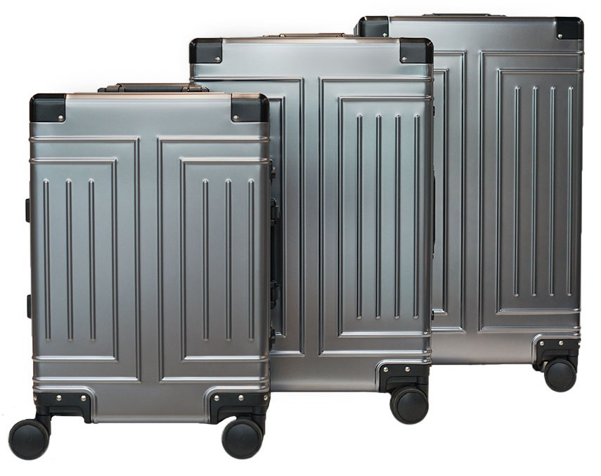 Alezar Lux Алюминиевый чемодан Серый 24